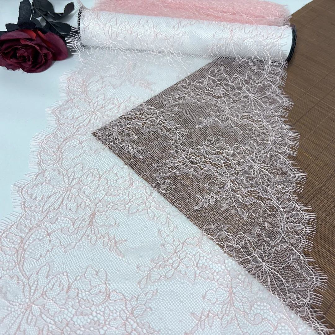 Clothing Sewing Craft Chantilly Lace Trim Black Eyelash Lace Fabric African Lace Trim DIY Fabric Materials For Needle Work