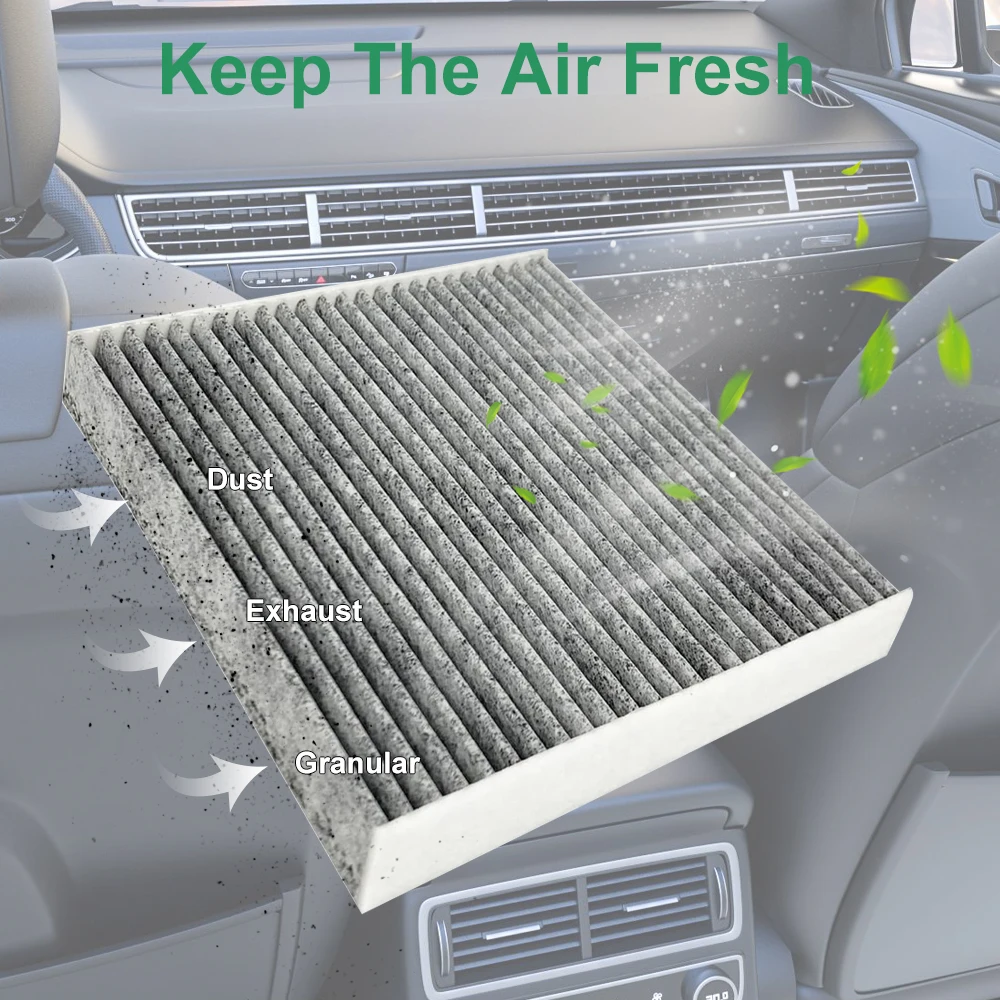 Cabin Air Filter with Activated Carbon Replacement for CP134 CF10134 For Honda Acura Civic CR-V Odyssey CSX ILX MDX RDX AT134