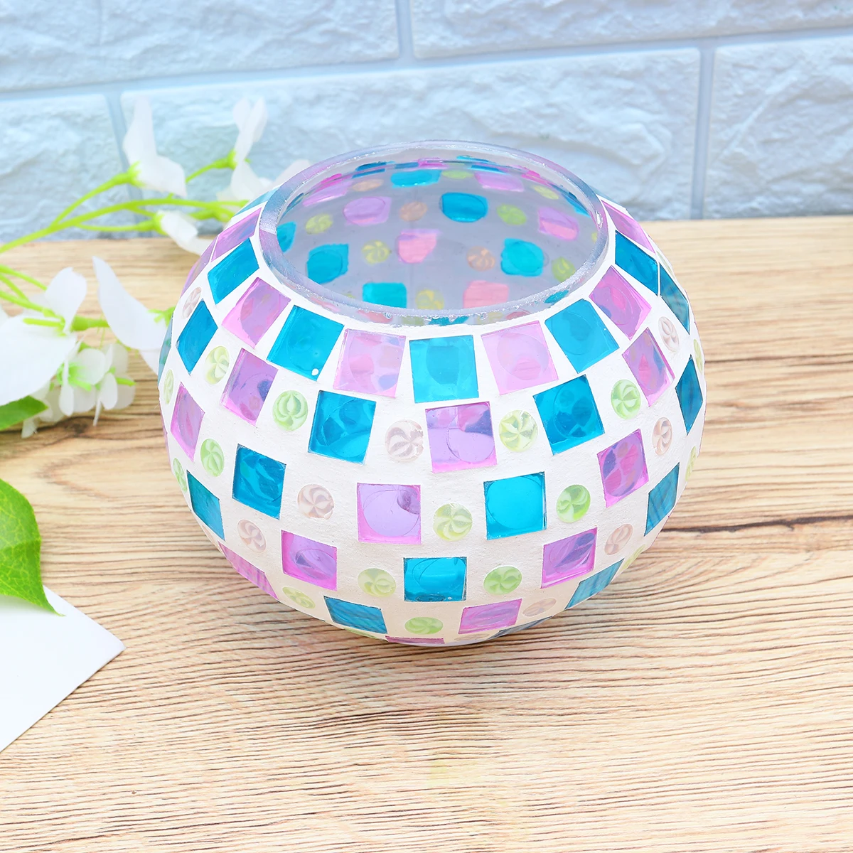 

Solar Mosaic Glass Lamp Bright LED Waterproof Garden Outdoor Balcony Bedroom Party Lighting Decorsolar powered lamp garden lamp
