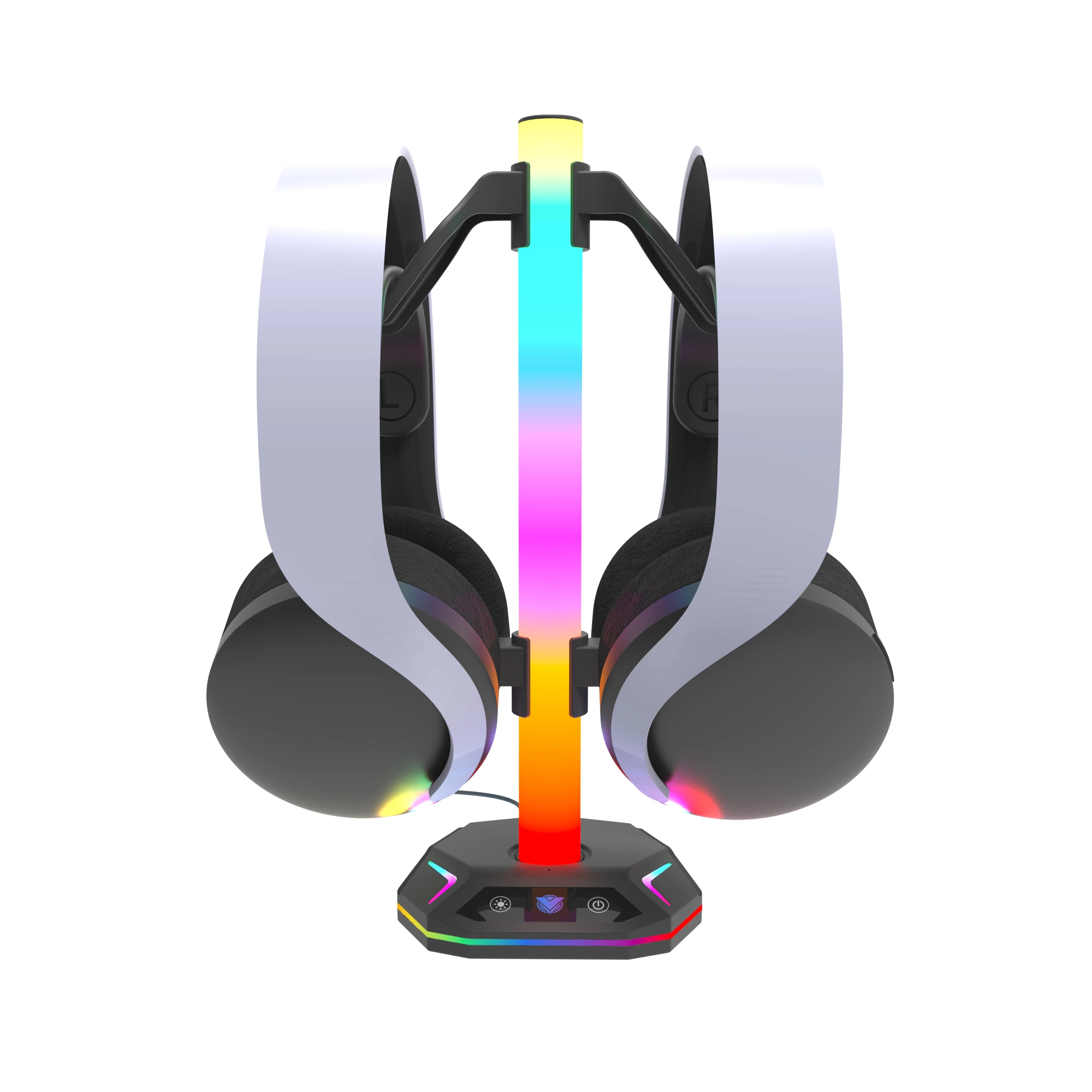 Headset Stand Rgb - RGB Game Controller Headphone Stand Desk