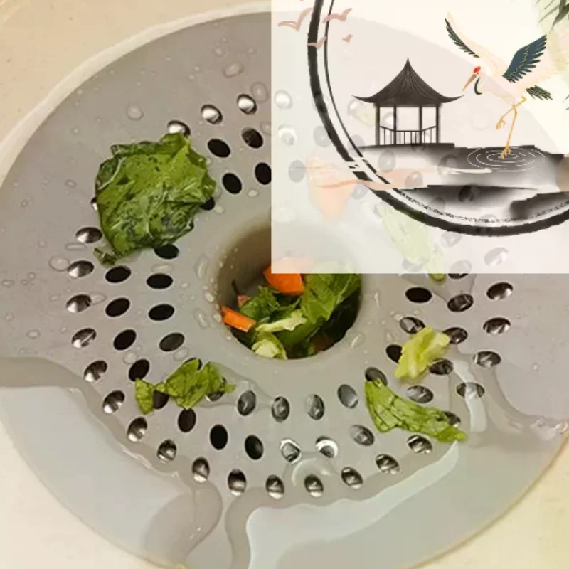 

Silicone Drain Strainer Hair Catcher With Drain Holes Perfect For Bathroom Or Kitchen Use Shower Drain Hair Catcher