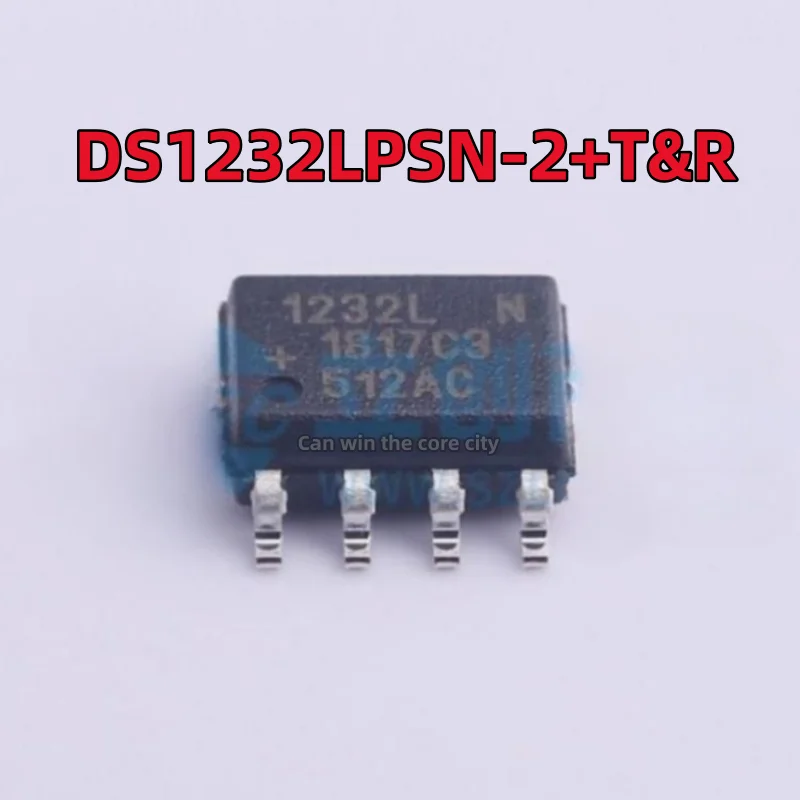 100 PCS / LOT DS1232LPSN-2 + T & R DS1232LPSN screen screen 1232L N SOP-8 monitoring and reset chip