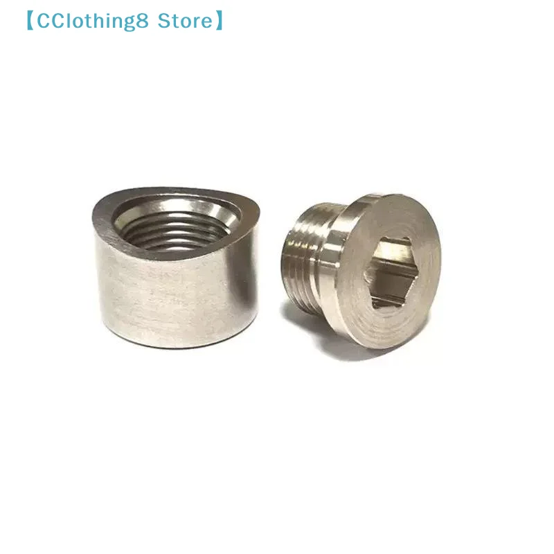 Thread Oxygen Sensor Bung Stainless Steels Plug Wideband Nut Fitting Weld M18x1.5 Car Accessories【AliS8】