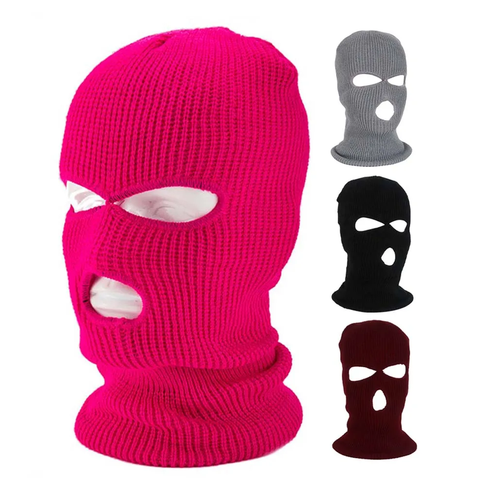 Car Seat Headrest Cover Balaclava 3Hole Mask Full Cover Halloween Styling Car Decoration for Tesla BMW Benz