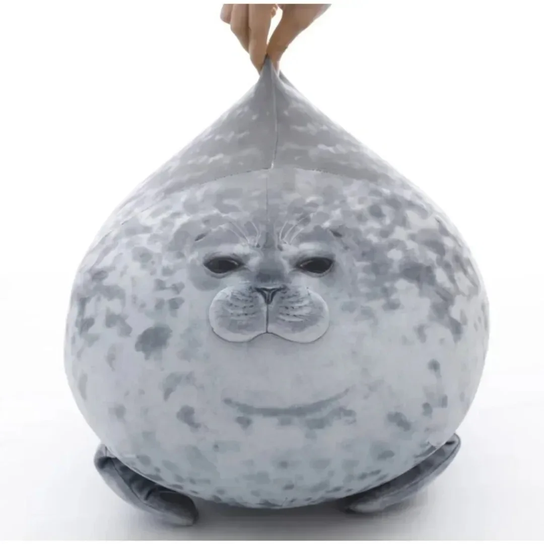 

20cm Seal Plush Pillow Toy Seal Zipper Toy for Boys and Girls Christmas Halloween Gift Popular Soft Seal Doll Aquarium Plush Toy