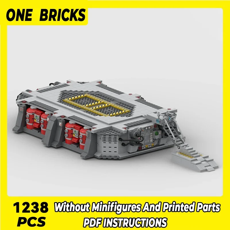 

Star Movies Model Moc Building Bricks Factory Landing Plataform Technology Modular Blocks Gifts Christmas Toys DIY Sets Assembly