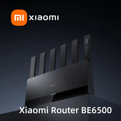 Xiaomi 라우터 BE6500 쿼드 코어 Wifi7 6500Mbps 2.5G 이더넷 포트 듀얼 주파수 2.4/5GHz 6 독립 신호 증폭기 메쉬