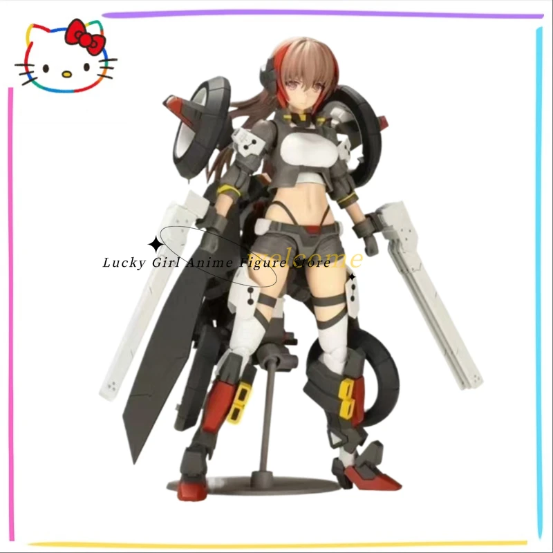 

-In Stock Original KOTOBUKIYA Frame Arms Girl Nine Moves To Drive Away Wolves 16cm Anime Cartoon Movable Assembled Figure Toy