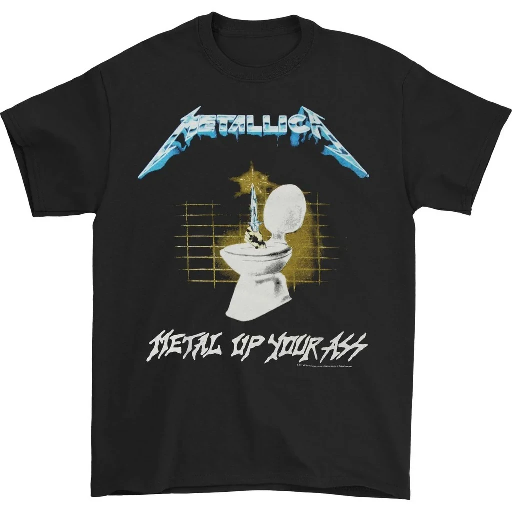 تي شيرت Metallica Metal Up فاخر عالي الجودة لكل من الرجال والنساء قميص Y2k 2026 صيفي #2