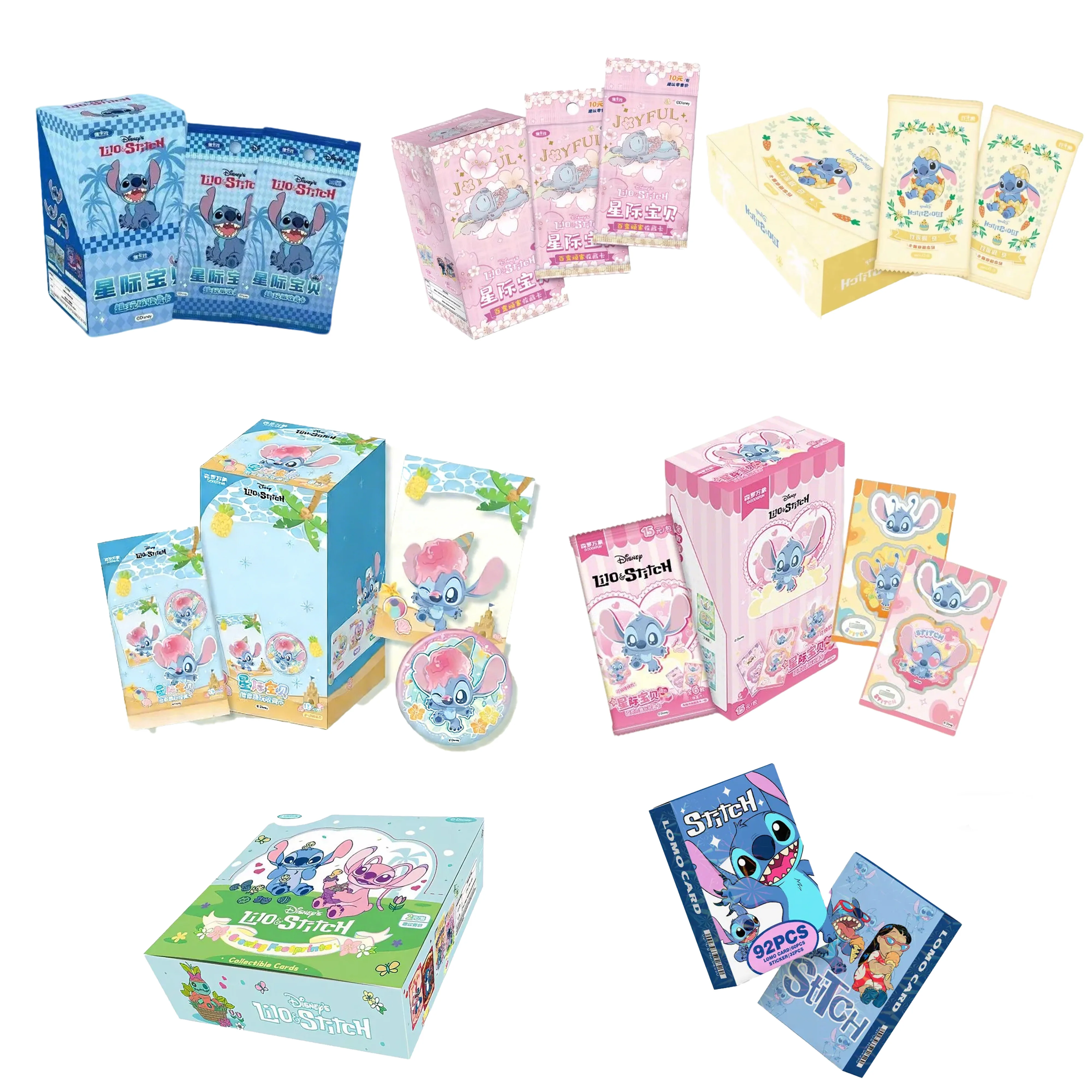 

CARDFUN Disney Stitch: 20 упаковок аниме-карточек, коллекционные торговые карточки Стич, сюрприз-бокс, хит продаж, подарки для детей, бестселлер