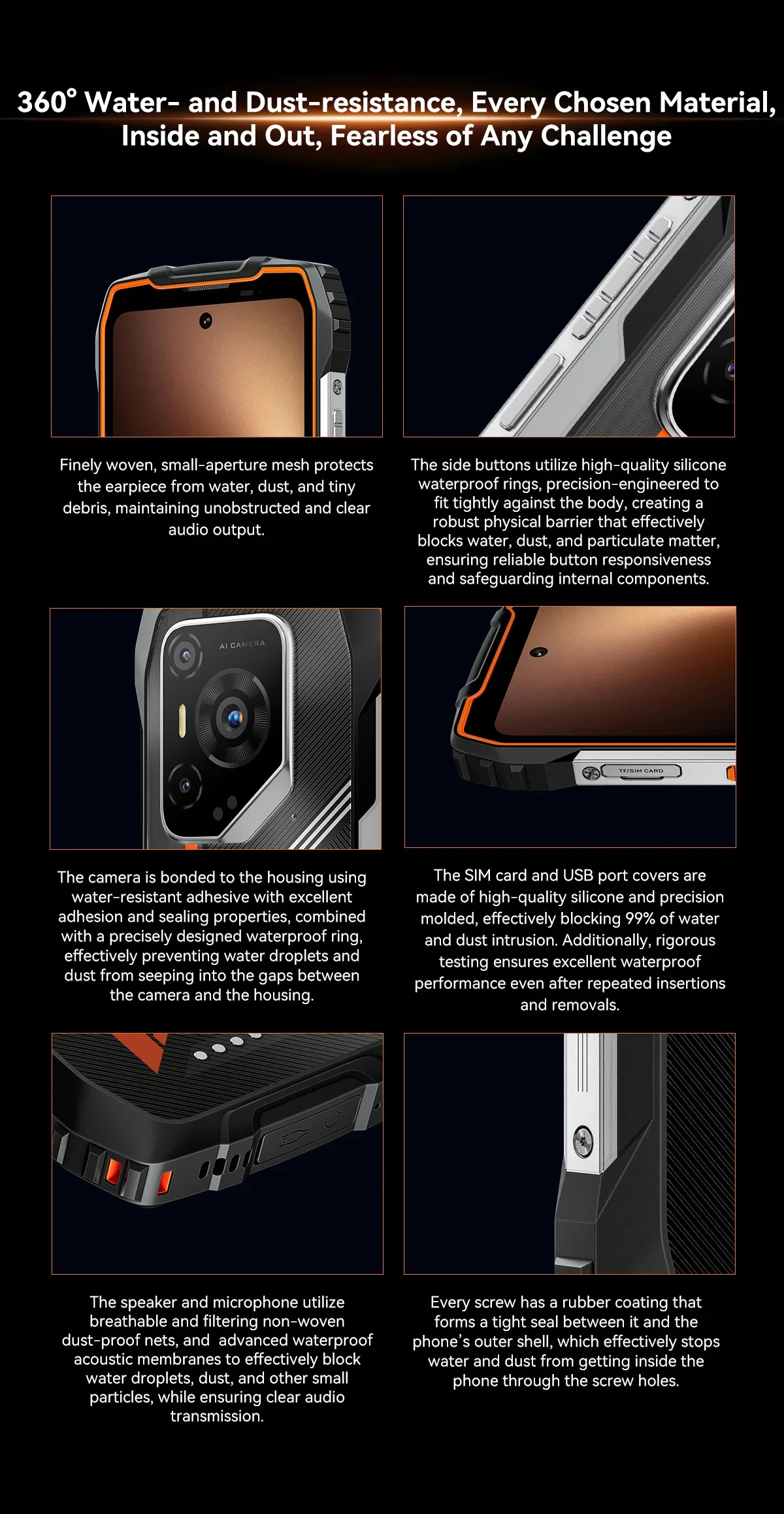 Blackview Oscal Pilot 3 5G AI Rugged Smartphone 36GB(12+24)+256GB 6.78" 120Hz Android 15 7500mAh 20MP Night Vision 33W NFC