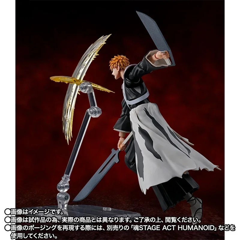 Bandai SHF S.H.Figurats Bleach ICHIGO DUAL ZANGETSU War Аниме Фигурка Готовая модель Комплект игрушек в подарок для детей В наличии