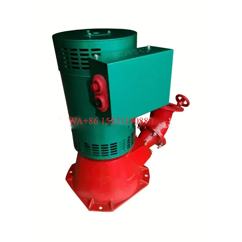 WMWMNU 3kw Excitation Oblique Impact Small Hydroelectric Generator Micro Flow Generator Water Turbine