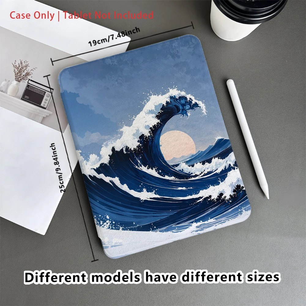 حافظة لجهاز سامسونج، حافظة كمبيوتر لوحي قابلة للطي متوافقة مع سامسونج لجهاز جالاكسي تاب S7/S8/S9