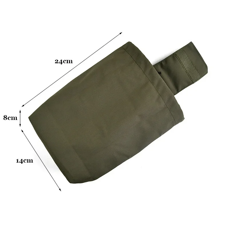 กลางแจ้ง Mini พับนิตยสาร Drop Dump Pouch เสื้อกั๊กยุทธวิธี Molle กระเป๋าเก็บกระเป๋า