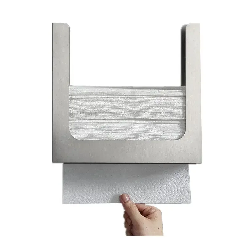 Behind the hotel engineering mirror, stainless steel concealed concealed embedded paper rack