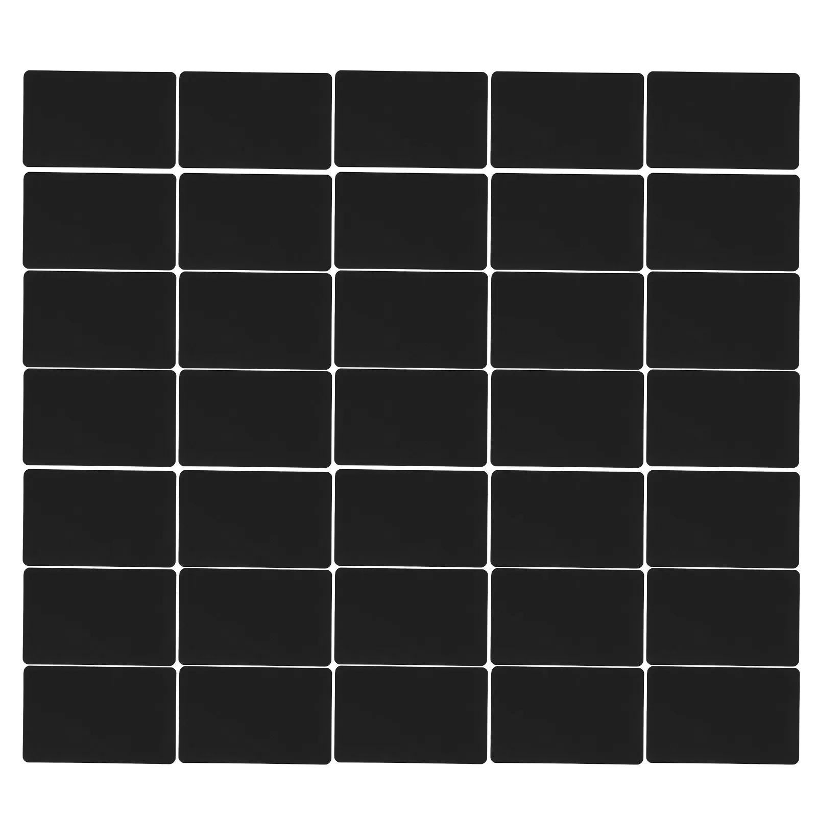 

100pcs Black Blank Note Cards Mini Cardstock Memo Pads for Flashcards Calligraphy Practice Wedding Invitations DIY Crafts