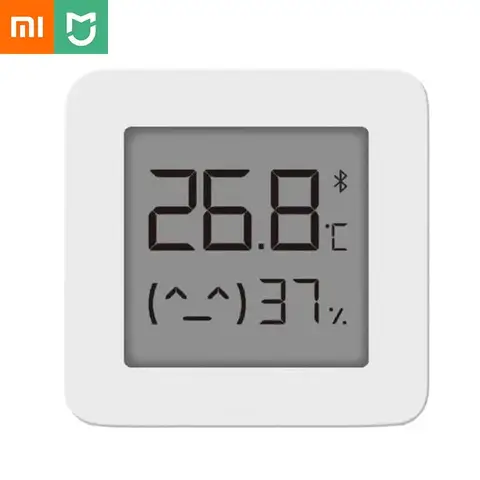Xiaomi MIJIA Smart Hygrometer Thermometer 2 Bluetooth Wireless Electric Digital Hygrometer Thermograph With Mijia APP Smart Home