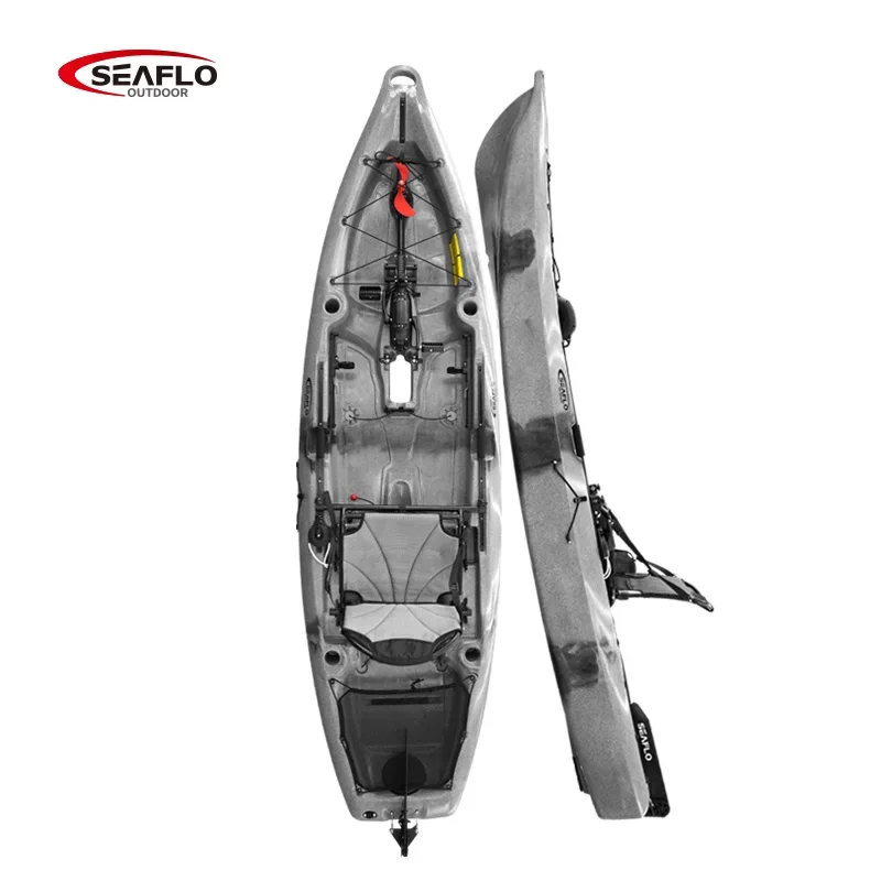 RPA105 SEAFLO Safety sea kayak roto molded fishing kayak for entertainment affordable peddle kayak