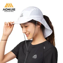 AONIJIE E4625 Unisex Sun Protection Cap Short Shawl Hat Hiking Outdoor Sun Hat for Removable Shawl Desert Hiking