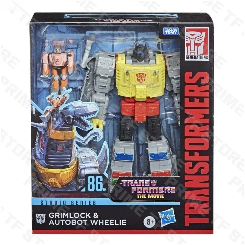 Original Hasbro Studio Series SS-86 06 Grimlock L-Class Transformation Toy King Kong Series Action Toys Figure Collection Model
