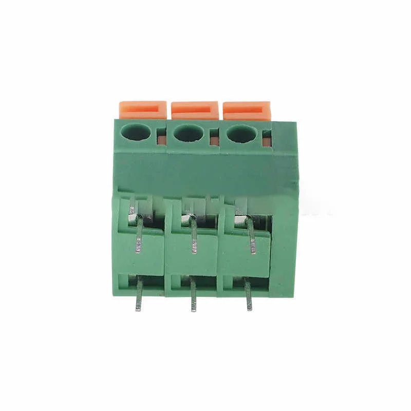 KF142R spring-type PCB terminal block 5.08MM 2/3/4/5/6/7/8P - can be spliced - side connection