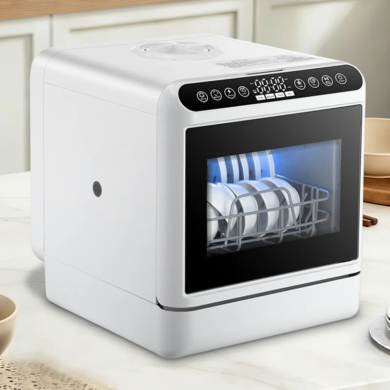 Household desktop dishwasher 1000W automatic intelligent cleaning