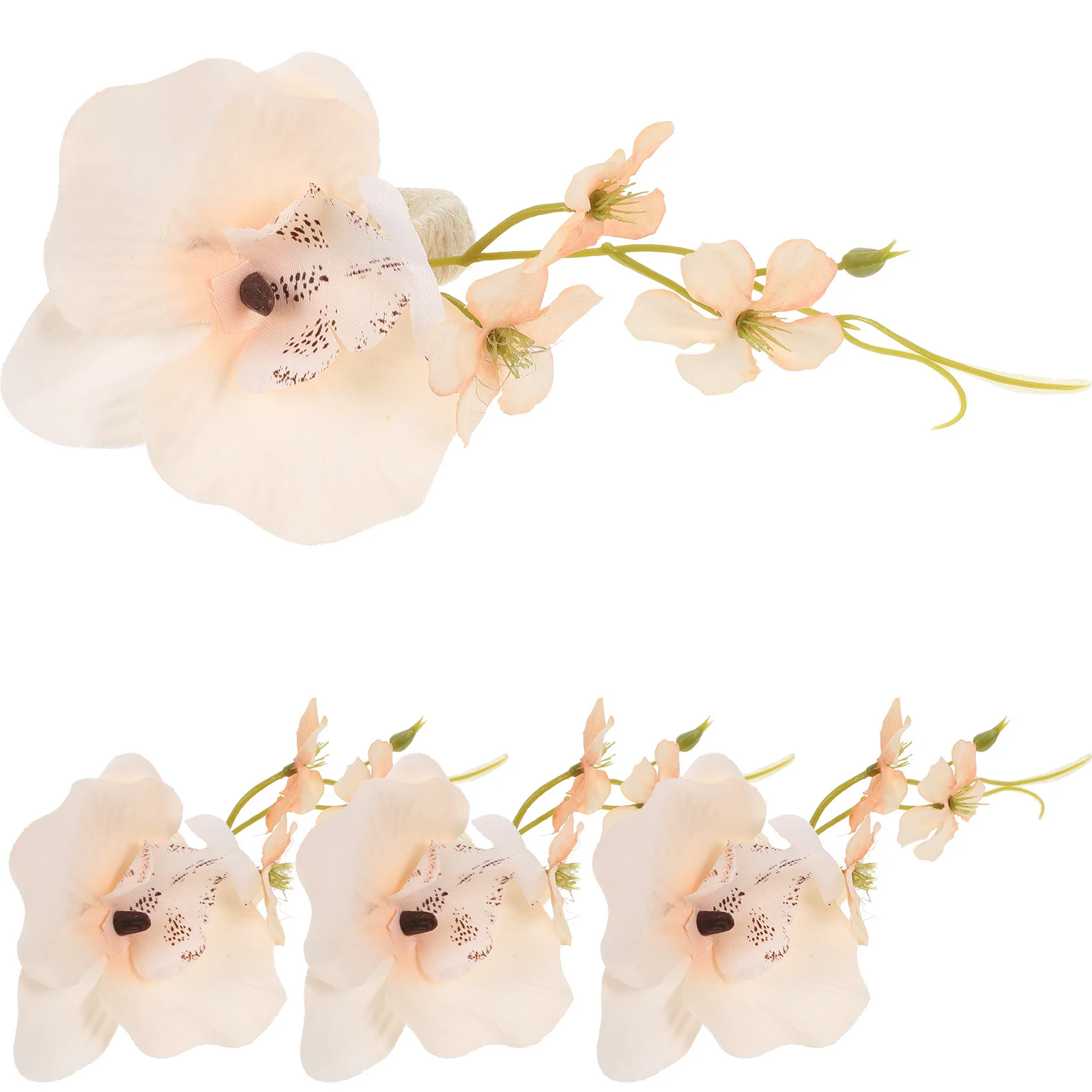4Pcs Artificial Flower Napkin Rings Decorative Napkin Buckle Silk Wedding Party Banquet Table Decor Serviette Rings
