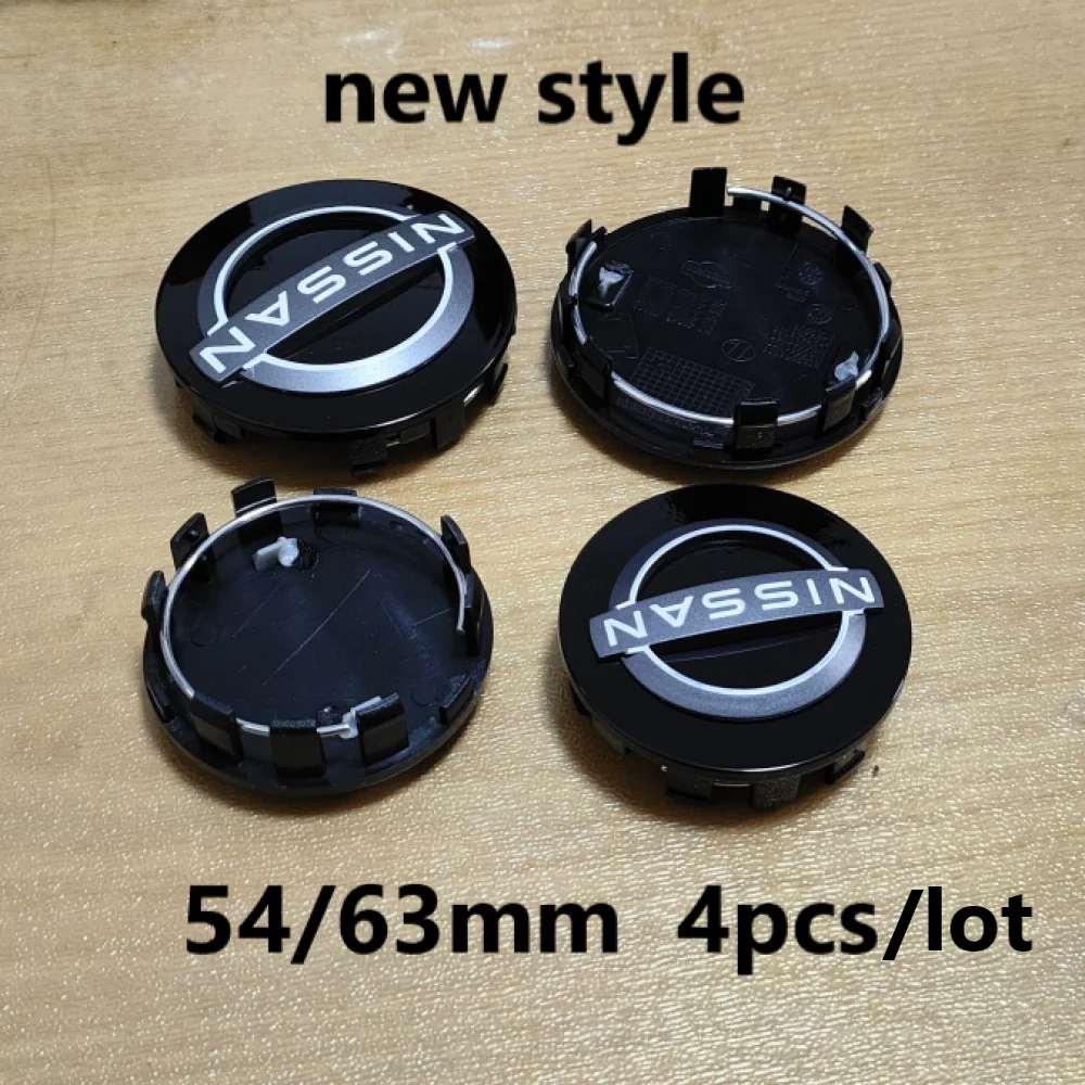 

4PCS New style 54/63mm Wheel Center Hub Caps For Nissan Nismo GTR Almera Xterra Qashqai Sentra Versa Altima Rogue Sport hubcaps