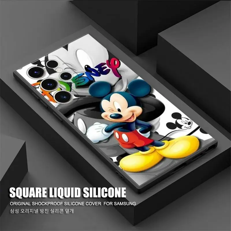 Mickey Minnie Comics Phone Case for Samsung Galaxy S23 Ultra S22 S21 FE S20 S10 S10E Note 20 10 Plus Coque