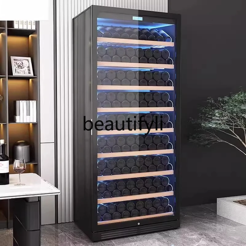 

Commercial Tea and Wine Cabinet with Lock, Compressor Constant Temperature Moisture Preservation Wine Cabinet