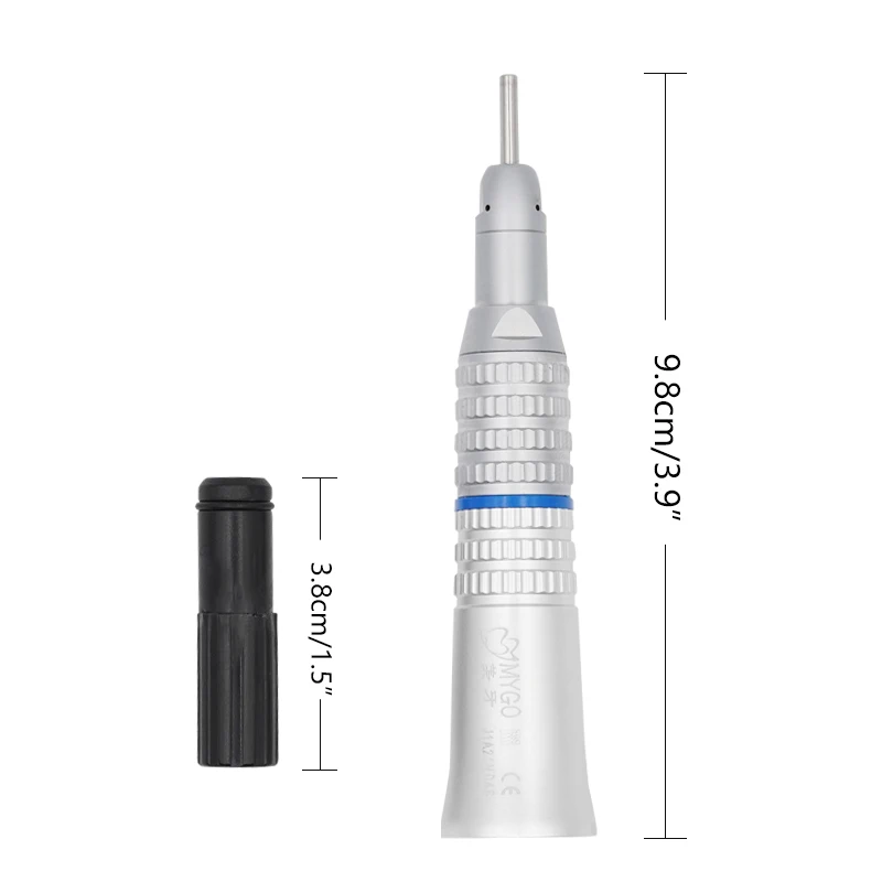 Dental Low Speed Handpiece Press Button Straight Contra Angle 1:1 E-type 2/4 Hole Air Motor External Water Spray