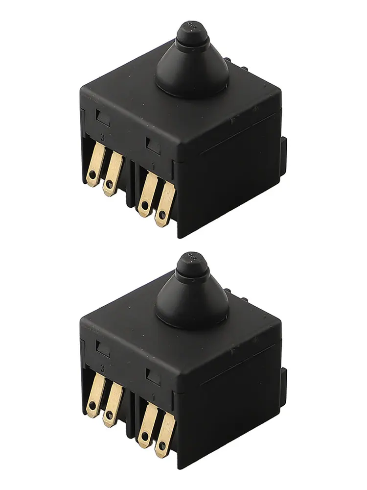 2 Stuks Haakse Slijper Ontgrendelingsschakelaar Metalen Drukknop Voor-Bosch 6-100/7-100 FF03-100A Haakse Slijper Schakelaar Power Tool Deel