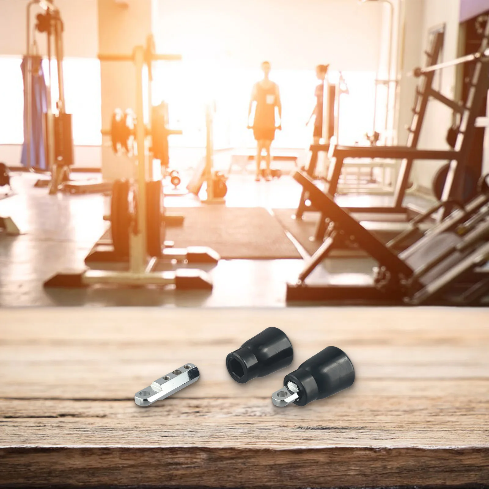 2set Gym Pulley Machine Cable Ball Stopper Fixing Attachments For Exercise Gym Cable Terminal Wire Rope Connector Accessories