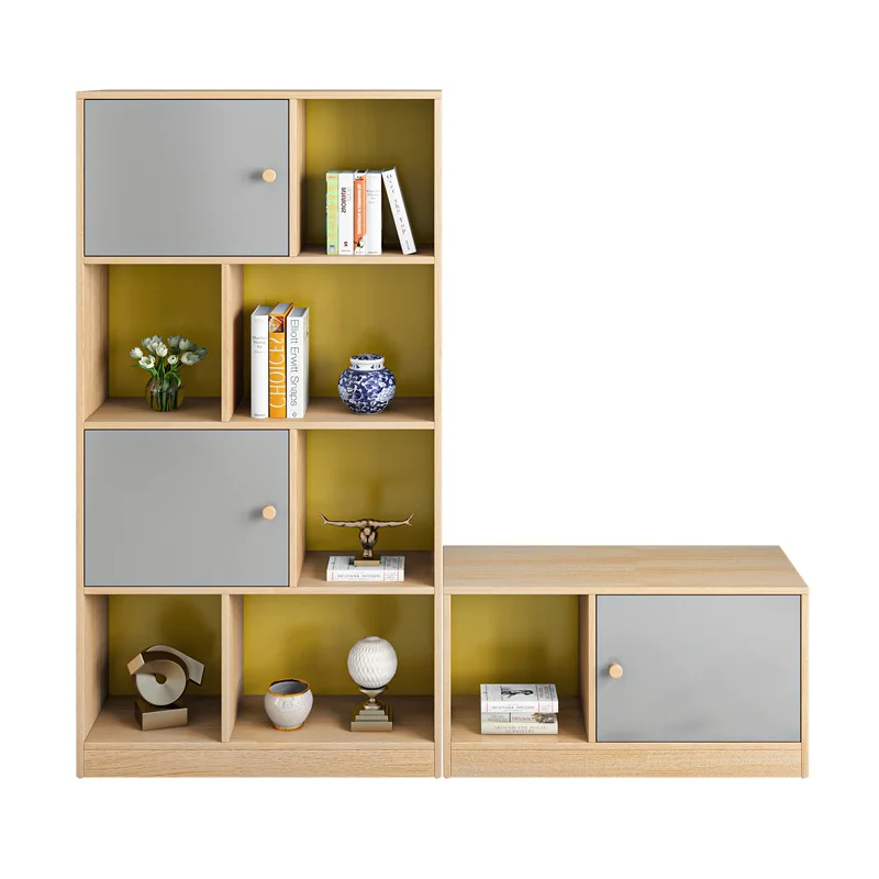 

Wooden Open Bookshelves - Multi-floor Standing Display Shelves with Legs, Bookshelves Customized for Kids