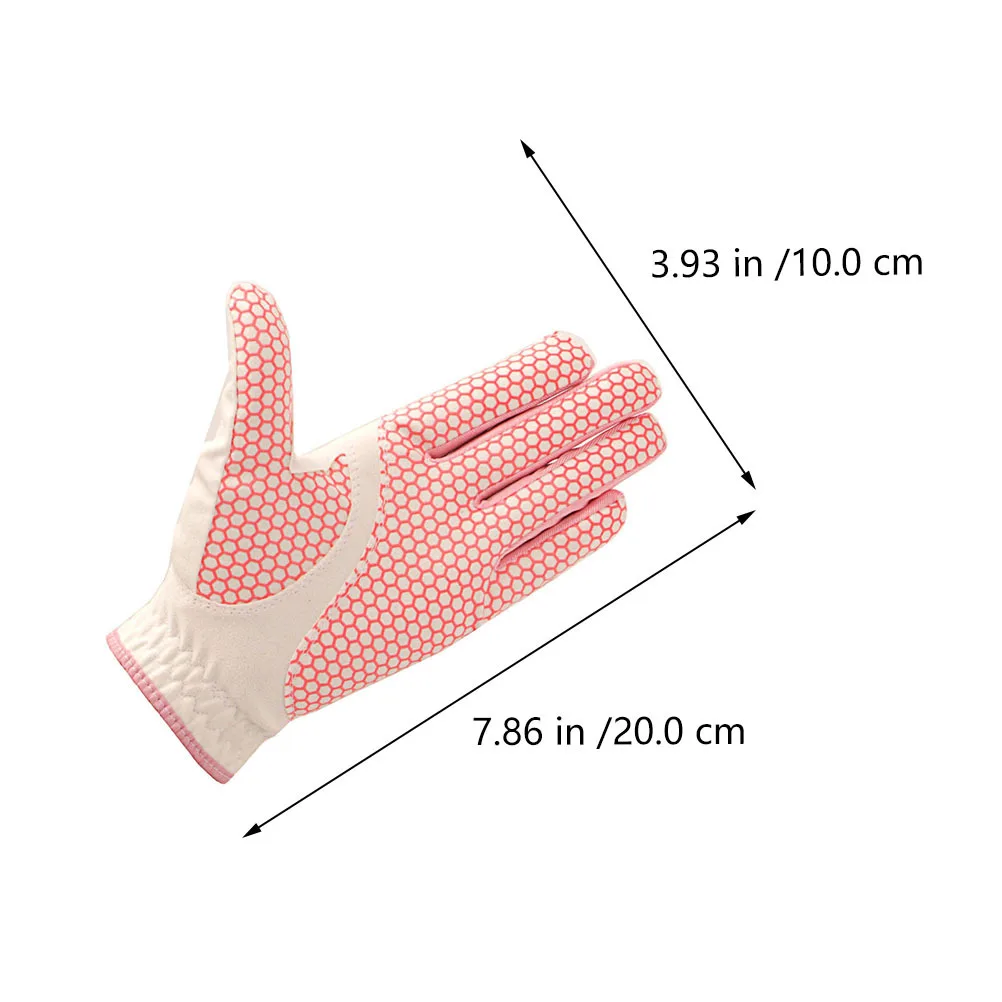 1 paire de gants de Golf pour femmes, gants de golfeur, respirants, absorbant la sueur, Protection des doigts, antidérapants, housse de Protection des mains