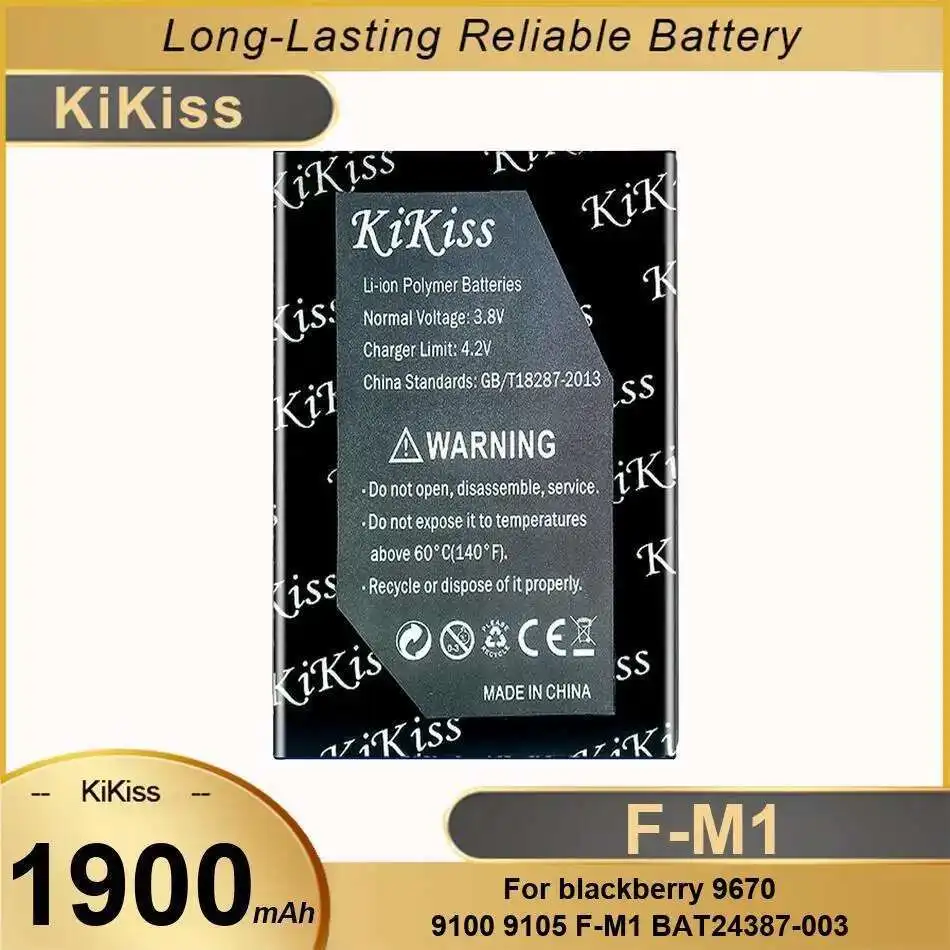 

Mobile Phone Battery 1900Mah For Blackberry 9670 9100 9105 F-M1 BAT24387-003 Long Lasting