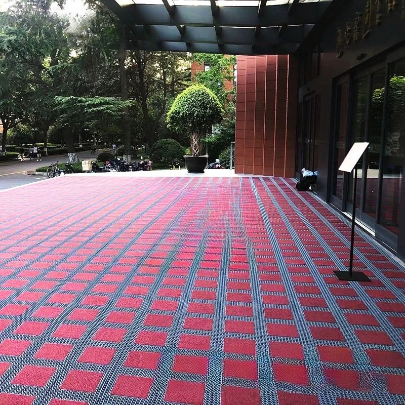 Modular combined block anti-skid pad, water absorption and dust removal door pad, entrance foot pad carpet