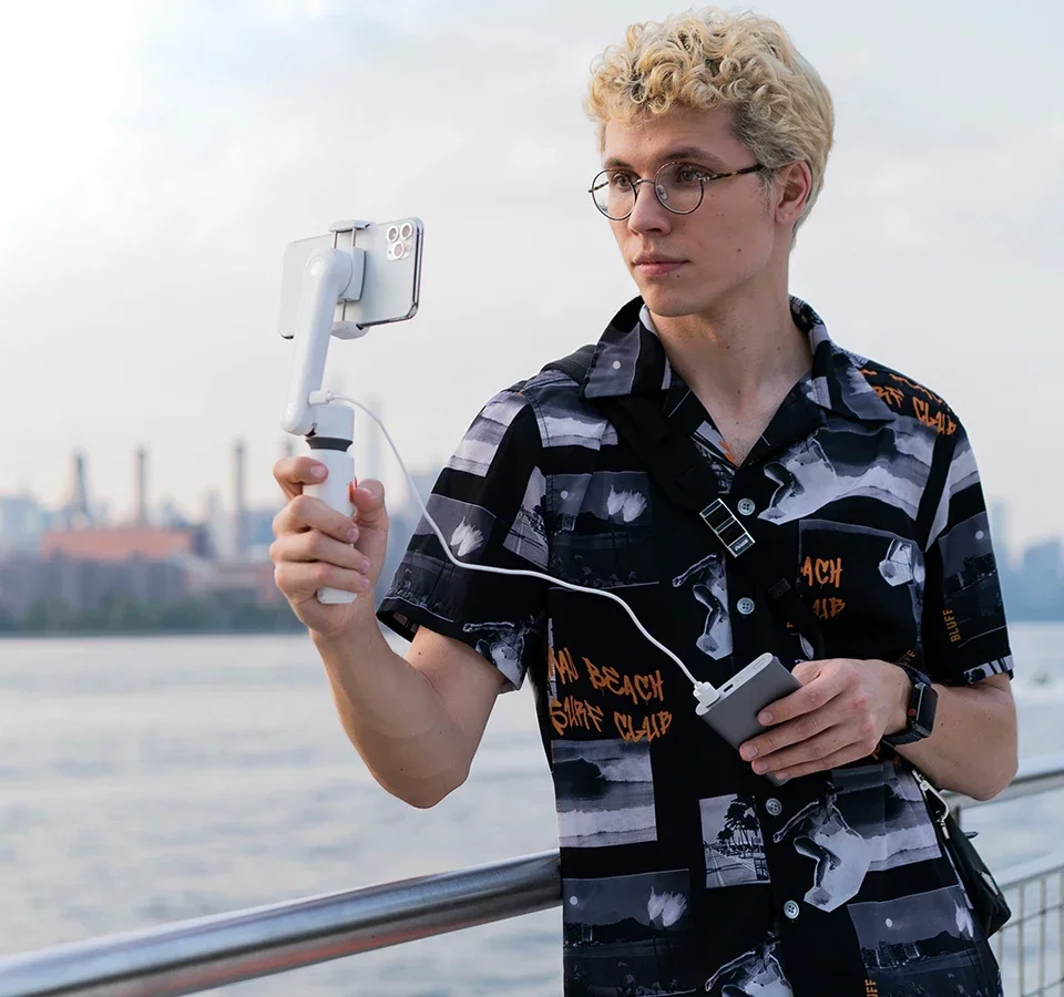 新型JHD ZHIYUN SMOOTH XS スマホジンバル セルフィースティック ハンドヘルドスタビライザー パロ スマートフォン用 Redmi対応