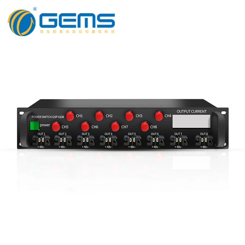 Programmable Power Supply System for 48V DC Input and 8 Way Output