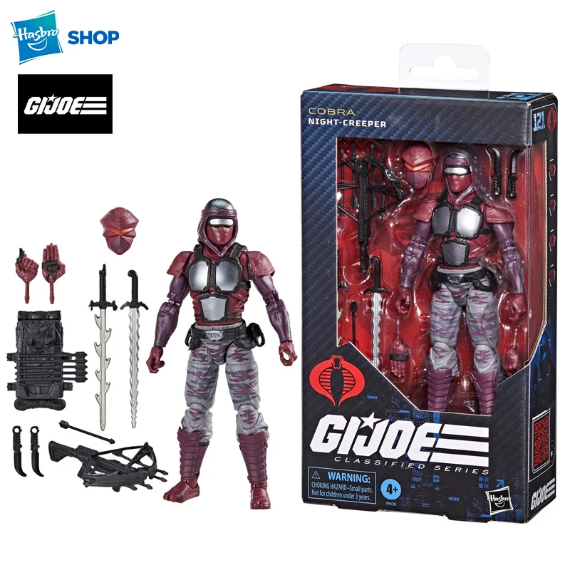 Hasbro G.I. Joe Classified Series #121, Night-Creeper Action Figure Collectible Model Boy Birthday Gift Original