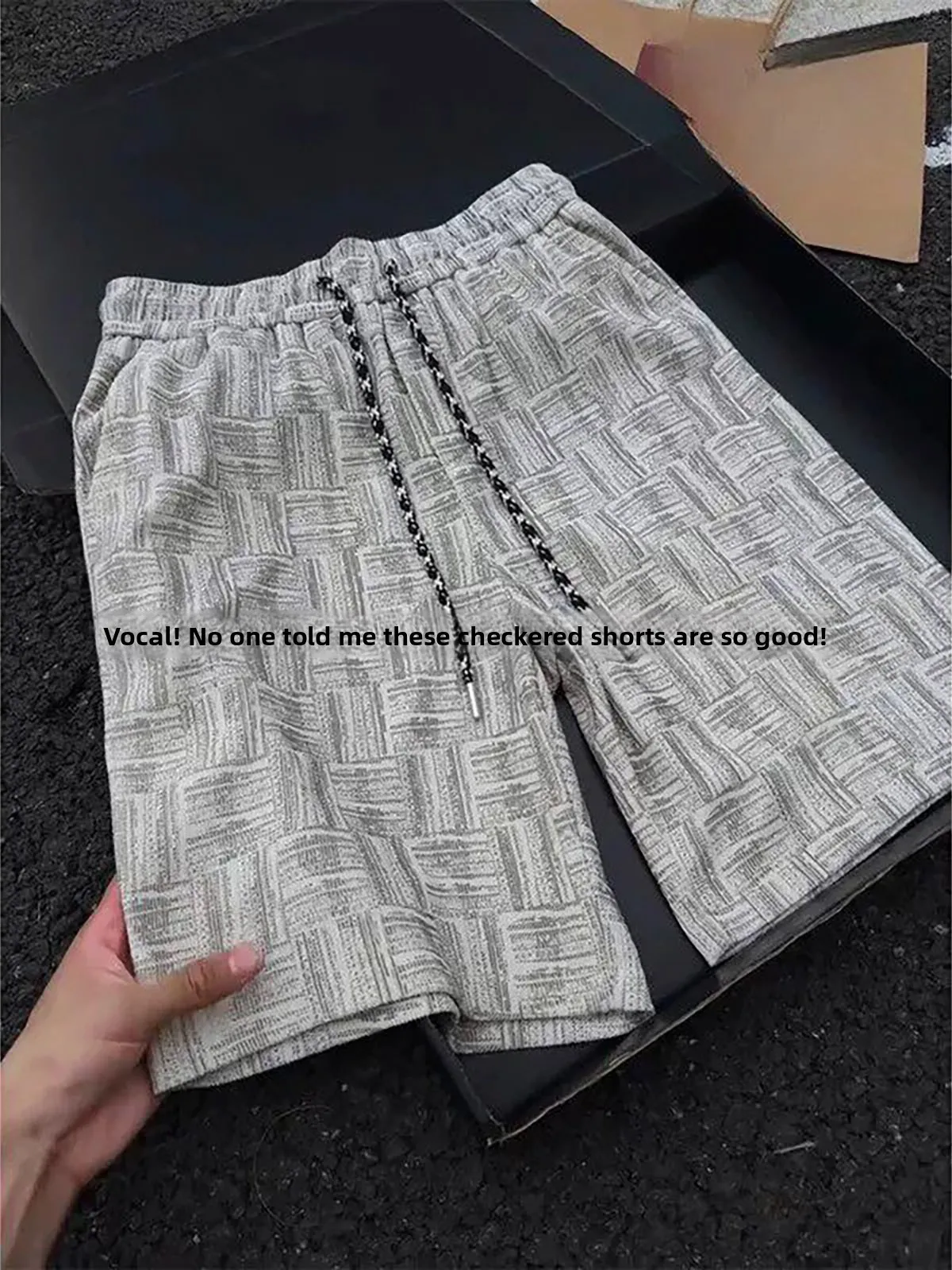 Fitness Sports Shorts Men's Running Chord Dye Corduroy Five-Point Casual Straight Leg Summer Breathable Cool Feeling Shorts