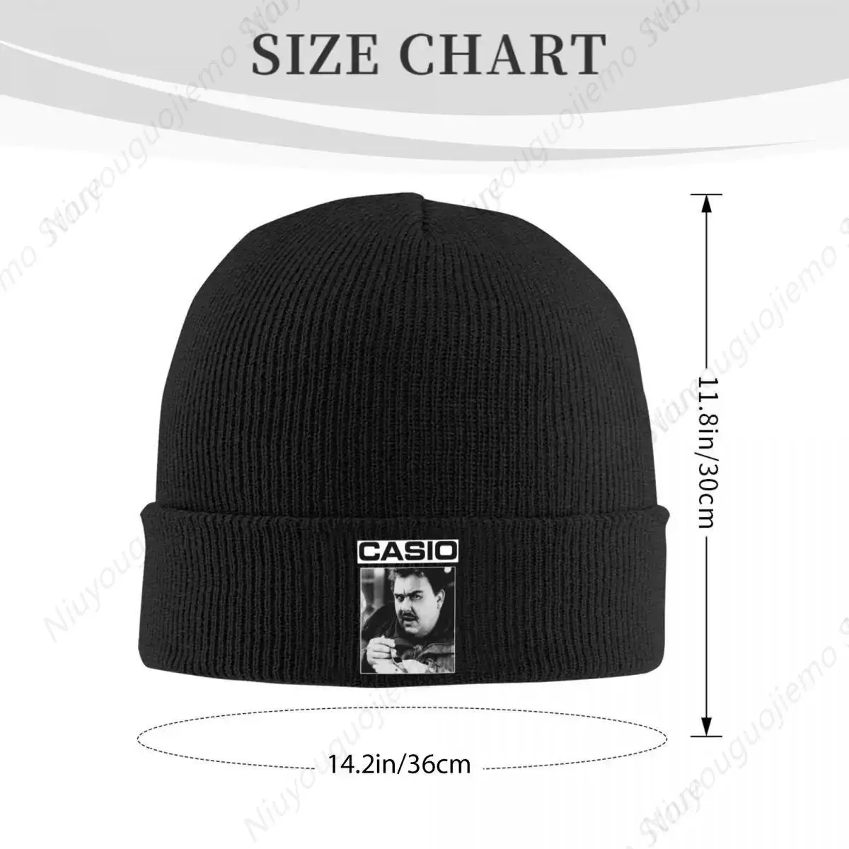 John Candy Casio Warm Knitted Cap Fashion Bonnet Hat Autumn Winter Outdoor Beanies Hats for Men Women Adult