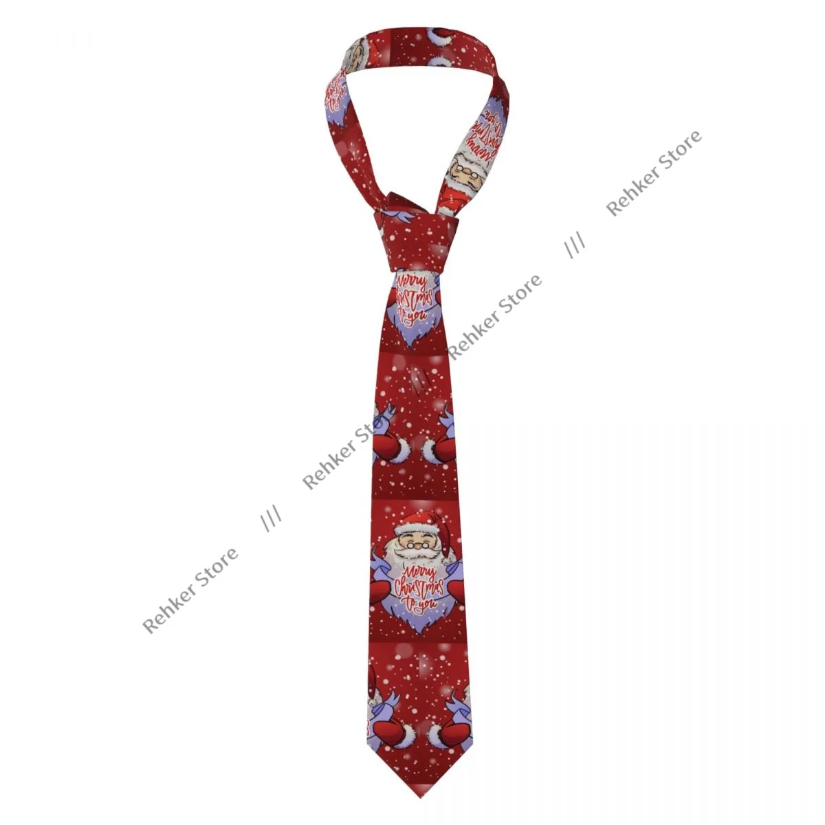 

Формальные узкие галстуки, классические мужские галстуки с Санта-Клаусом вмещает рождественскую открытку, свадебный галстук, узкий джентльмен
