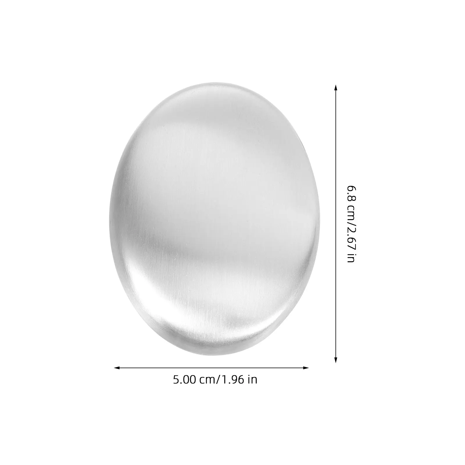 สบู่กำจัดกลิ่นสแตนเลส 2 ชิ้น สบู่โลหะแบบใช้ซ้ำได้ สำหรับทำความสะอาดมือในครัว กำจัดกลิ่นปลา