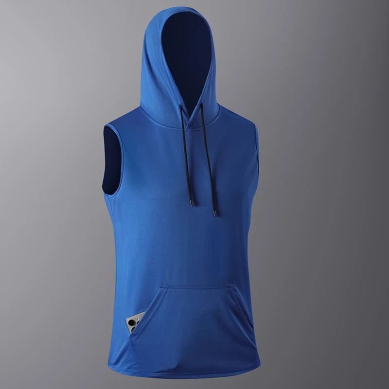 Schnell trocknendes, dehnbares, ärmelloses Sommer-Sport-T-Shirt, stilvolles, einfarbiges, minimalistisches Herren-Laufoberteil, vielseitig einsetzbar, täglich, bequem, atmungsaktiv