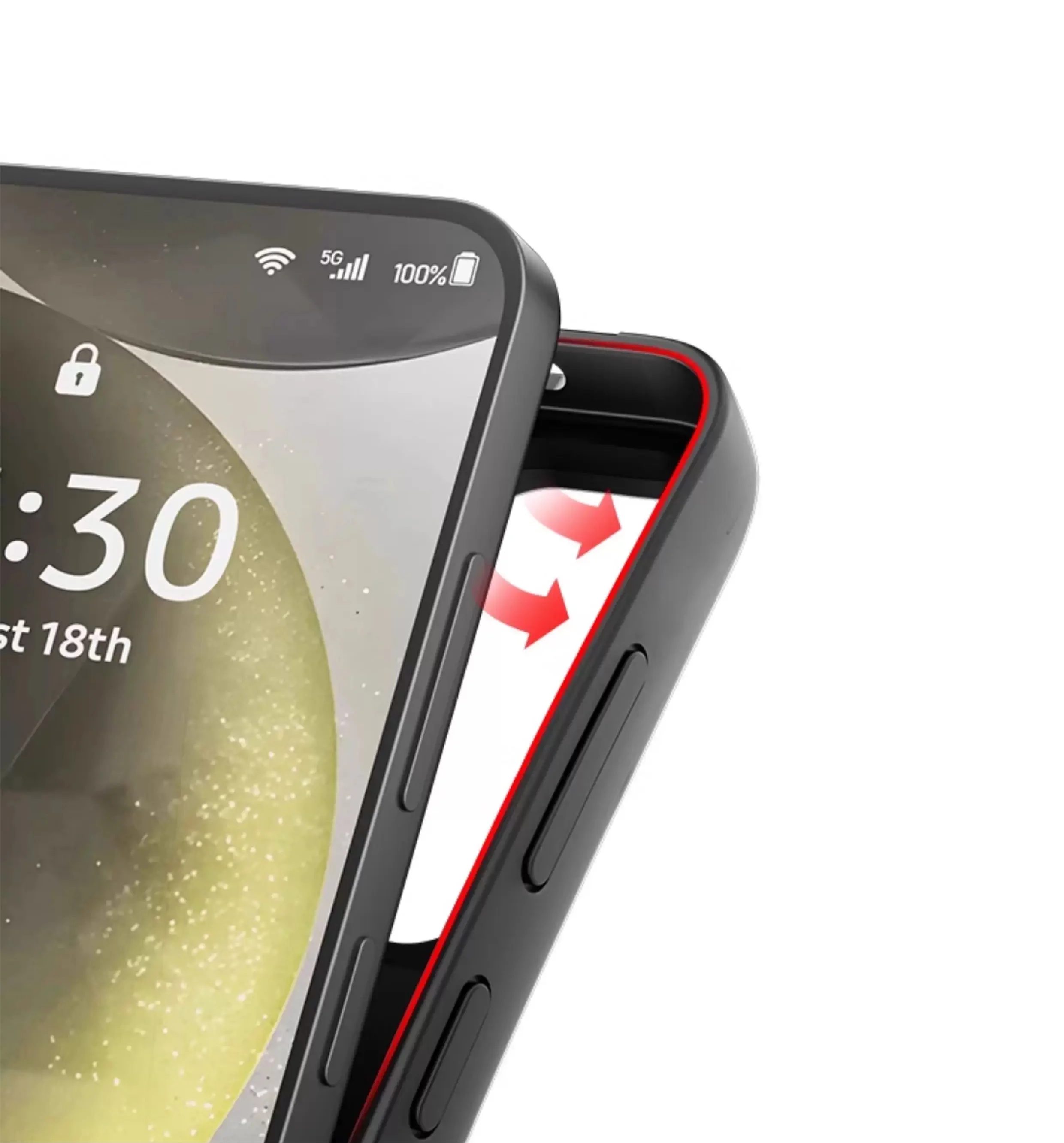 

Ультратонкий беспроводной аккумулятор емкостью 10000 мАч для Samsung S24/S25 Ultra/S23/S21, тонкий портативный внешний аккумулятор с магнитной крышкой