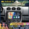 Android 15 Carplay対応 Mazda CX-7 CX7 CX 7 2007 2008 2009 2010 2011 - 2014 カーラジオ GPSナビゲーション マルチメディア ビデオプレーヤー 1