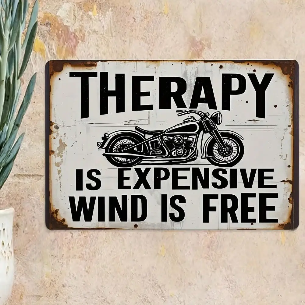 خمر دراجة نارية تين تسجيل 8x12 بوصة المعادن جدار الفن ديكور المنزل المرآب هدية