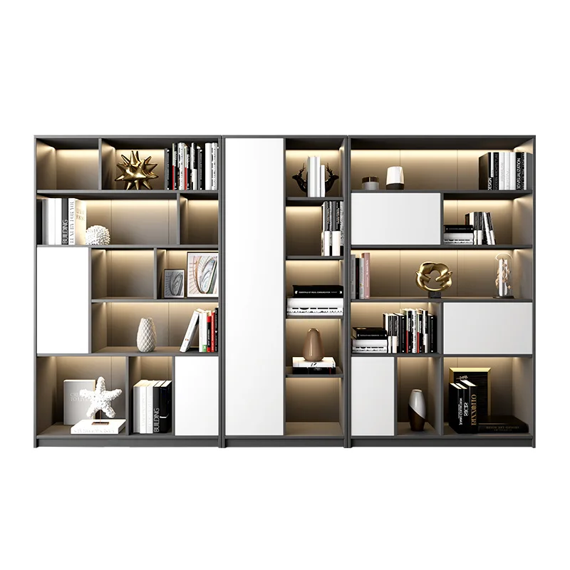 

LMM floor-to-ceiling household bookcase against the wall storage cabinet modern simple storage shelf